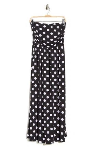 West K Ei Strapless Dress In Multi