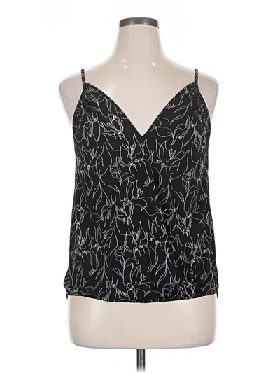 Pre-owned West K Tank Top Black Halter Neckline Tops