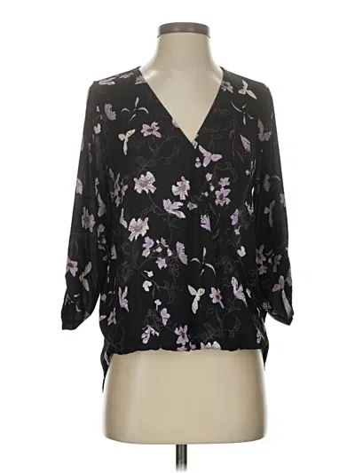 Pre-owned West Kei 3/4 Sleeve Blouse In Black