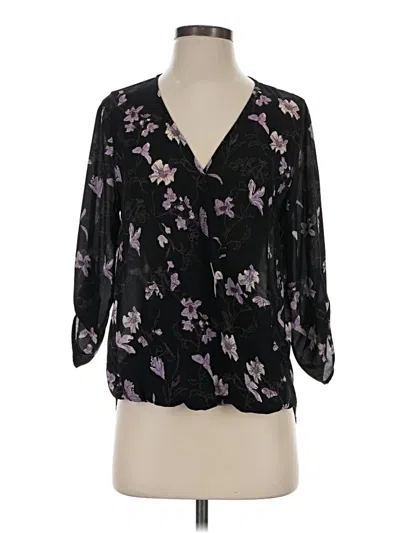 Pre-owned West Kei 3/4 Sleeve Blouse In Black