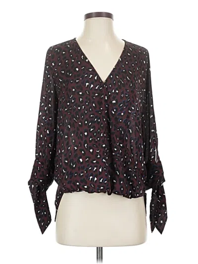 Pre-owned West Kei 3/4 Sleeve Blouse In Black