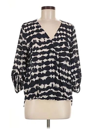 Pre-owned West Kei 3/4 Sleeve Blouse In Black