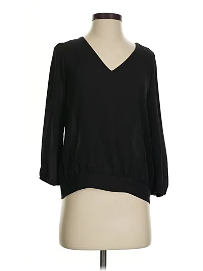 West Kei 3/4 Sleeve Blouse In Black