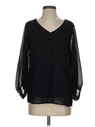 Pre-owned West Kei 3/4 Sleeve Blouse In Black