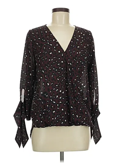 Pre-owned West Kei 3/4 Sleeve Blouse In Black