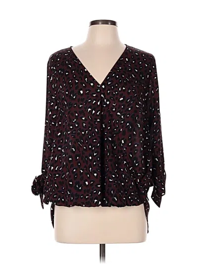 Pre-owned West Kei 3/4 Sleeve Blouse In Black