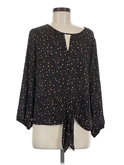 Pre-owned West Kei 3/4 Sleeve Blouse In Black