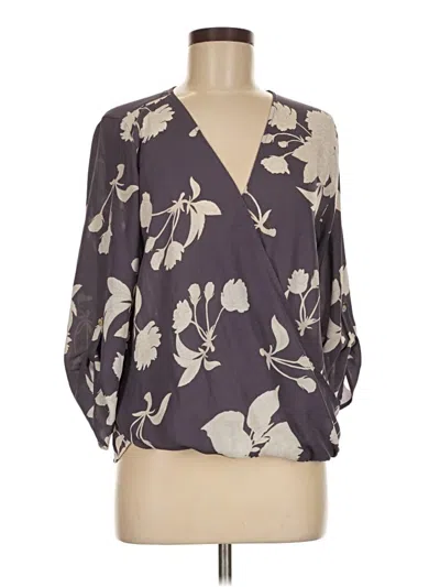 Pre-owned West Kei 3/4 Sleeve Blouse In Gray