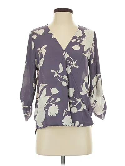 Pre-owned West Kei 3/4 Sleeve Blouse In Gray