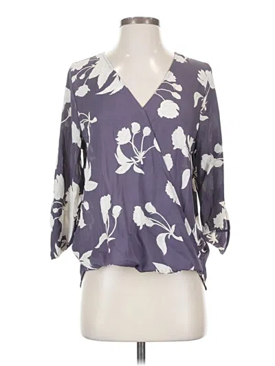 Pre-owned West Kei 3/4 Sleeve Blouse In Gray