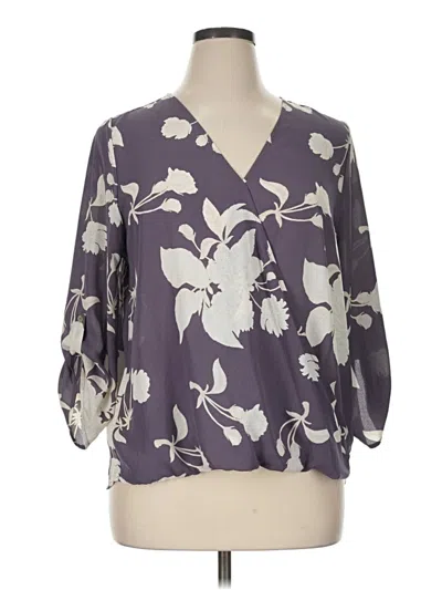West Kei 3/4 Sleeve Blouse In Gray