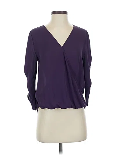 Pre-owned West Kei 3/4 Sleeve Blouse In Purple