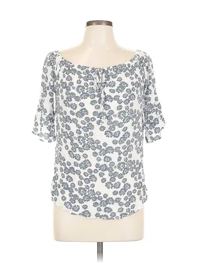 Pre-owned West Kei 3/4 Sleeve T-shirt In White