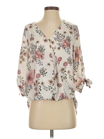 Pre-owned West Kei 3/4 Sleeve T-shirt In White