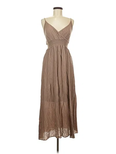 Pre-owned West Kei Casual Dress In Brown