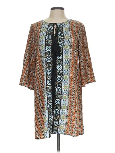 Pre-owned West Kei Casual Dress In Brown
