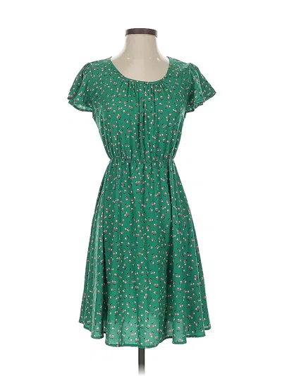 Pre-owned West Kei Casual Dress In Green