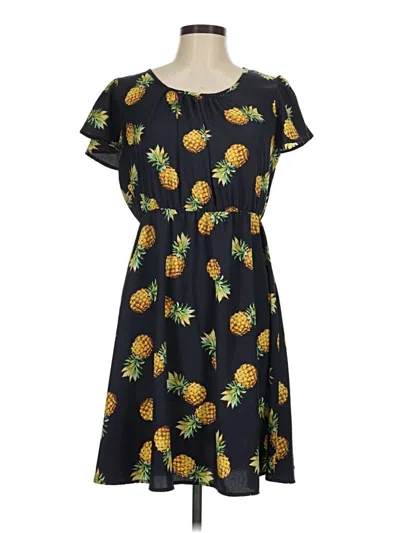 Pre-owned West Kei Casual Dress In Yellow