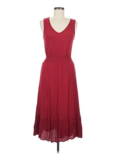 Pre-owned West Kei Cocktail Dress In Burgundy