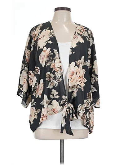 Pre-owned West Kei Kimono In Black