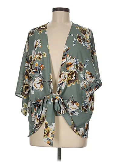 Pre-owned West Kei Kimono In Blue