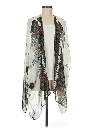 Pre-owned West Kei Kimono In Silver