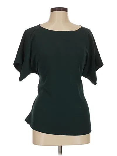 Pre-owned West Kei Short Sleeve Blouse In Green