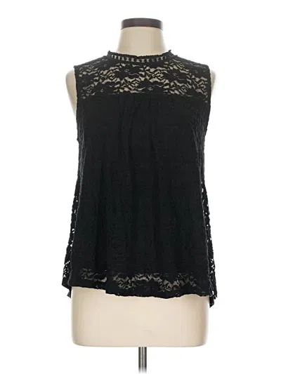 Pre-owned West Kei Sleeveless Blouse In Black