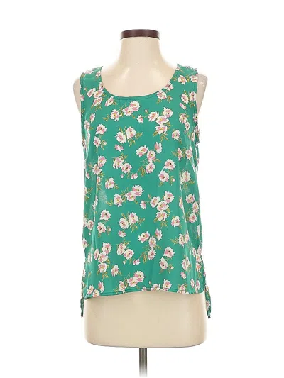 Pre-owned West Kei Sleeveless Blouse In Green