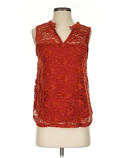 Pre-owned West Kei Sleeveless Blouse In Red