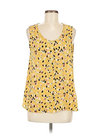 Pre-owned West Kei Sleeveless Blouse In Yellow