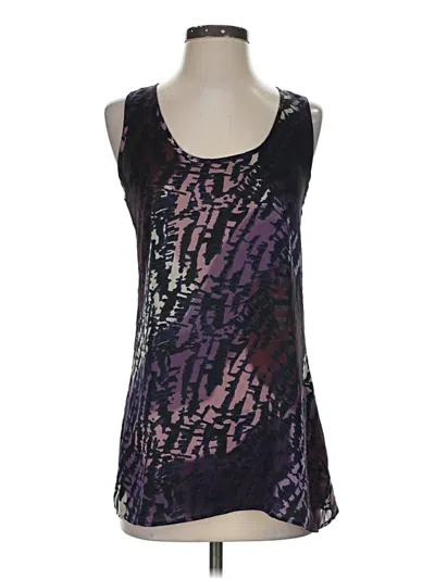 Pre-owned West Kei Tank Top Purple Halter Neckline Tops