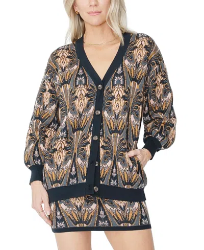 West Of Jocelyn Sweater Cardigan In Multi