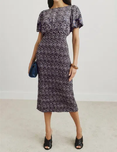 West Of Josette Midi Dress In Multi
