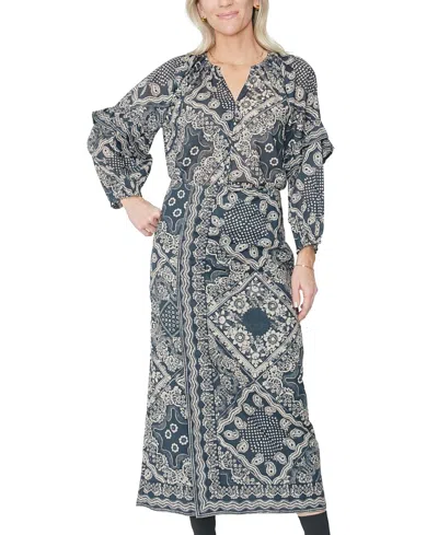 West Of Nadine Midi Dress In Multi