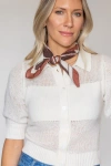 West Of Sylvie Scarf In White
