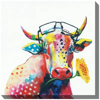 West Of The Wind Lulu 24" Square Outdoor Canvas Wall Art
