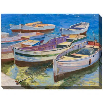 West Of The Wind Pier Group 40" Wide All-weather Outdoor Canvas Wall Art