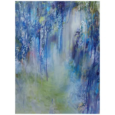 West Of The Wind Rhapsody In Blue 40"h All-weather Indoor-outdoor Wall Art