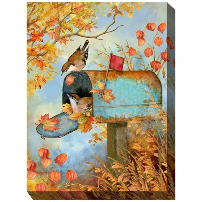 West Of The Wind Rural Route Mail 40"h Rectangular Outdoor Canvas Wall Art