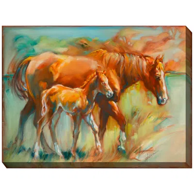 West Of The Wind Side By Side 40" Wide All-weather Outdoor Canvas Wall Art