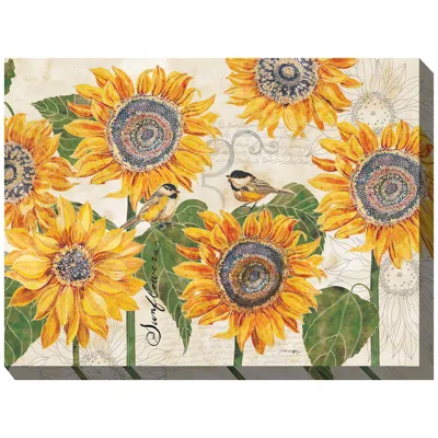 West Of The Wind Sunbirds 40" Wide All-weather Outdoor Canvas Wall Art