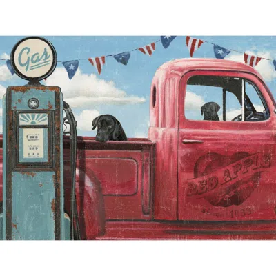 West Of The Wind Take A Ride 40" Wide All-weather Outdoor Canvas Wall Art