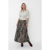 West Of Veronique Ankle Skirt In White