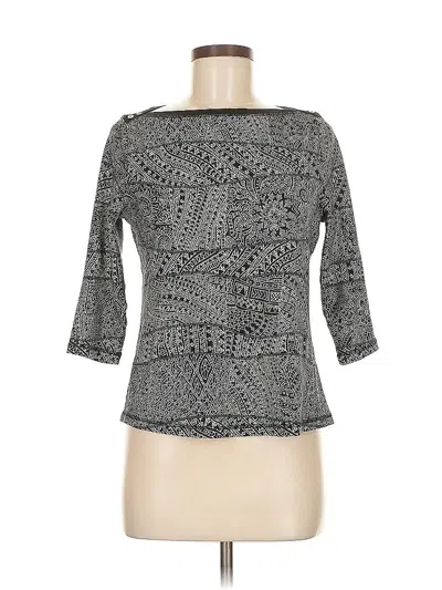 Pre-owned Westbound 3/4 Sleeve T-shirt In Gray