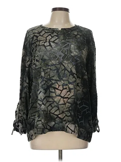 Pre-owned Westbound 3/4 Sleeve T-shirt In Green