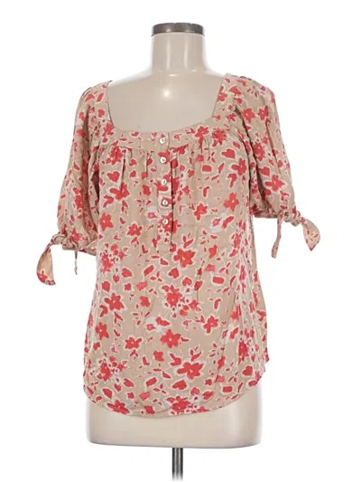 Pre-owned Westbound 3/4 Sleeve T-shirt In Pink