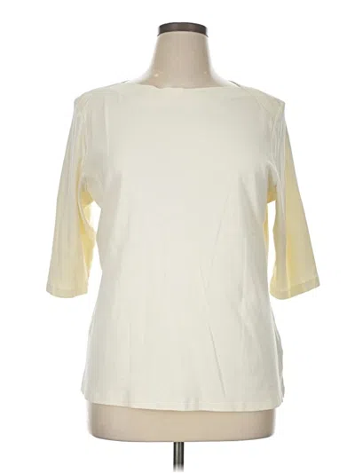 Pre-owned Westbound 3/4 Sleeve T-shirt In White