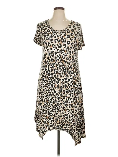 Pre-owned Westbound Casual Dress In Brown