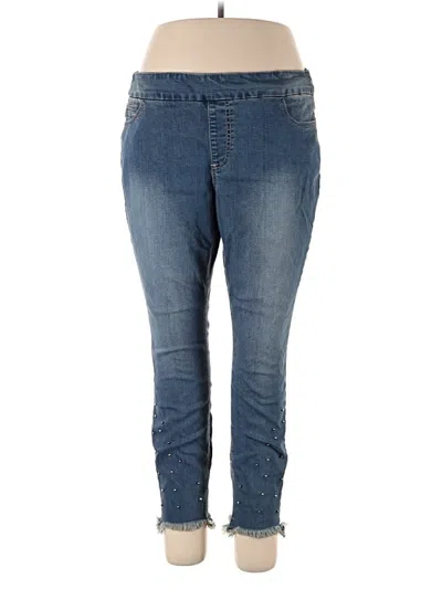Pre-owned Westbound Jeggings In Blue
